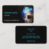 Welder Slogans Business Cards Visitenkarte (Vorne/Hinten)