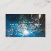 Welder | Sparks-Visitenkarte Visitenkarte (Rückseite)