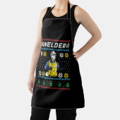 Welder Strick Ugly Christmas Sweater Geschenk Schürze (InSitu)