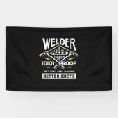 Welder versucht, Dinge herzustellen Banner (Horizontal)