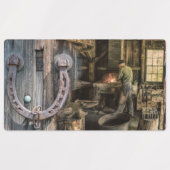 Welder Vintag Blacksmith Horseshoes Etiketten (Design 2)