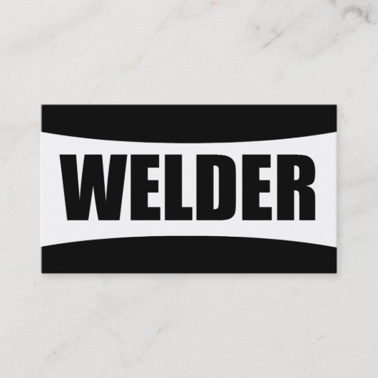 Welder-Visitenkarte Visitenkarte (Vorderseite)