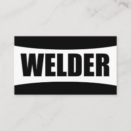 Welder-Visitenkarte Visitenkarte