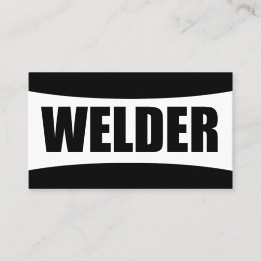 Welder-Visitenkarte Visitenkarte (Vorderseite)