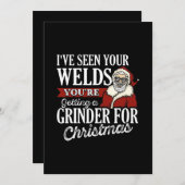 Welder Weihnachtsgeschenke Ich habe Ihre Welds Fun Ankündigung (Vorne/Hinten)