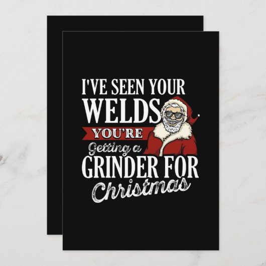 Welder Weihnachtsgeschenke Ich habe Ihre Welds Fun Ankündigung (Vorne/Hinten)