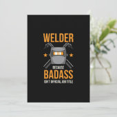 Welder, weil Badass nicht Offiziell ist Ankündigung (Stehend Vorderseite)