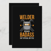 Welder, weil Badass nicht Offiziell ist Ankündigung (Vorne/Hinten)