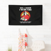 Welder weiß, dass ich brenne banner (Insitu)