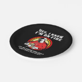 Welder weiß, dass ich brenne pappteller (Schrägansicht)