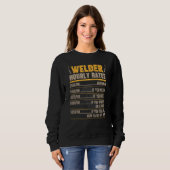 Welder Weldin Worker Ironsmith Blacksmith Experte Sweatshirt (Vorne ganz)