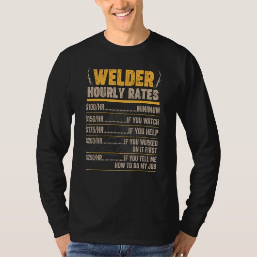 Welder Weldin Worker Ironsmith Blacksmith Experte T-Shirt (Vorderseite)
