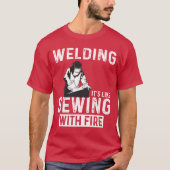 Welder Welding boy T-Shirt (Vorderseite)