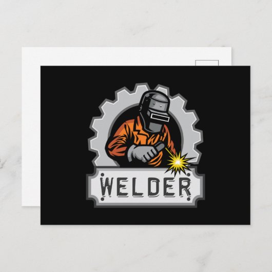 Welder Welding Metal Gift Welders Profession Gift Postkarte (Vorne/Hinten)