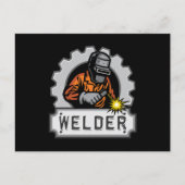 Welder Welding Metal Gift Welders Profession Gift Postkarte (Vorderseite)