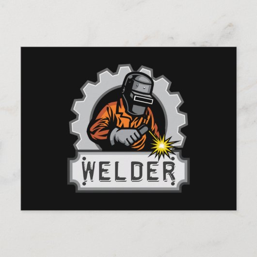 Welder Welding Metal Gift Welders Profession Gift Postkarte (Vorderseite)