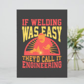 Welder - wenn das Schweißen leicht war (Stehend Vorderseite)