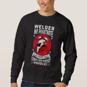 Welder wir durchdringen die Tiefen und verließ die Sweatshirt (Vorderseite)