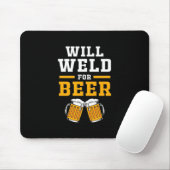Welder wird gut für Bier Mousepad (Mit Mouse)