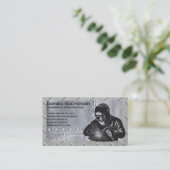 Welder Worker | Sparks | Stahlrahmen Visitenkarte (Stehend Vorderseite)