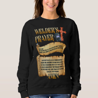 Welders Gebetsschau über mich schweigend Stahlarbe Sweatshirt