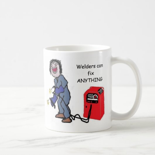 Welders sind verrückt kaffeetasse (Rechts)