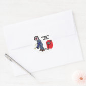 Welders sind verrückt runder aufkleber (Umschlag)