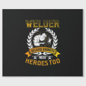 Welding Beursache Engineers Need Heroes Too | Weld Geschenkpapier (Flach)