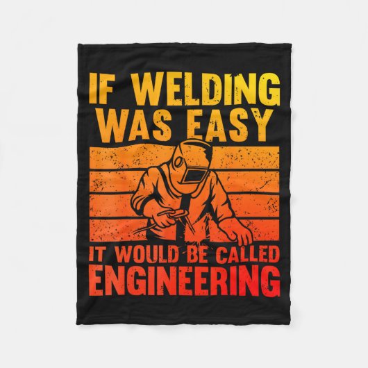 Welding Novelty For Men Women Mig Tig Welder Weldi Fleecedecke (Vorderseite)