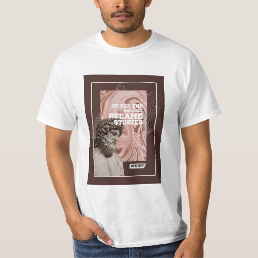 We'll All Become Stories Typography T-shirt  (Vorderseite)