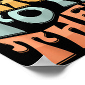 Well Back To It Then Funny Motivational Design  Poster (Ecke)