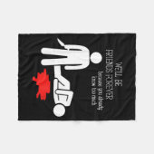 We'll Be Friends Forever Because You Already Know Fleecedecke (Vorderseite (Horizontal))