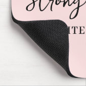 Well Behaved Women Don’t Make History Pink Mousepad (Ecke)