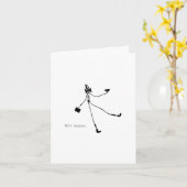 Well Bonjour Card Karte (Gelbe Blume)