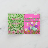 WELL COME SPRING. FEIERTAGSKARTE (Innenseite)