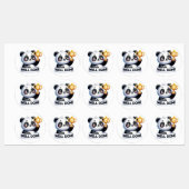 WELL DONE PANDA STICKER (Blatt)