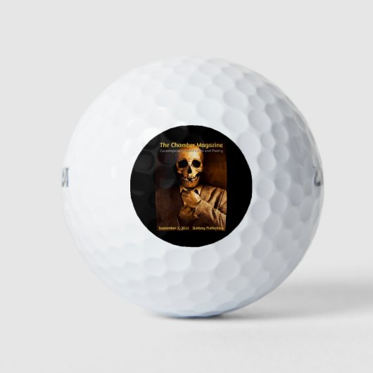Well-dressed skeleton golfball (Vorderseite)