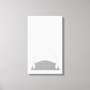 We'll Eat You Up We Love You So! - Blau Leinwanddruck