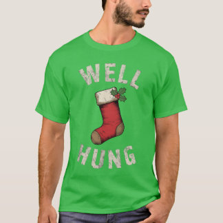 Well Hung Dirty Christmas Strumpf Holiday Gift bo T-Shirt