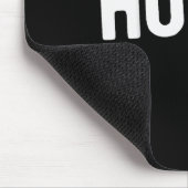 Well Hung Funny Christmas Candy Cane Well Hung Mousepad (Ecke)