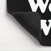 Well, Well, Well Trend, Funny Social Media Shirt F Mousepad (Ecke)