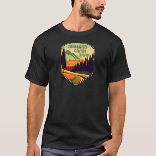 Welland Canal Trail Ontario Canada Colors T-Shirt (Vorderseite)