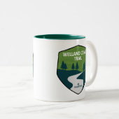 Welland Canal Trail Ontario Canada Zweifarbige Tasse (VorderseiteRechts)