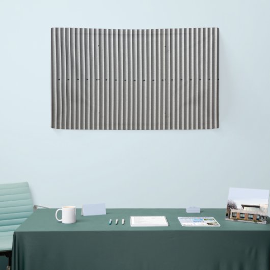 Wellblech Banner (Messeveranstaltung)