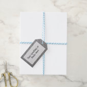 Wellblech Geschenkanhänger (Mit Garn)