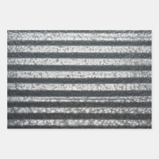 Wellblech Geschenkpapier Set (Vorderseite 3)