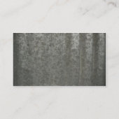 Wellblech Visitenkarte (Rückseite)