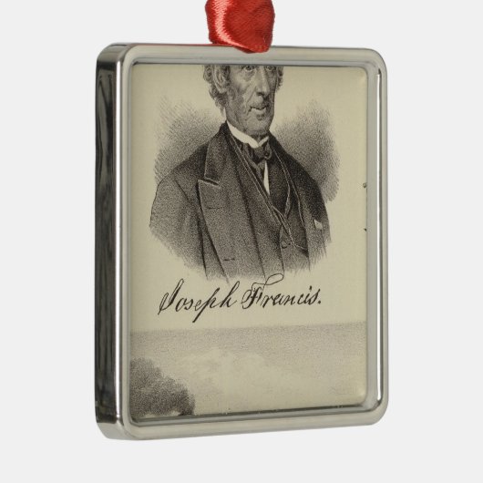 Wellblechdampfyacht Silbernes Ornament (Rechts)