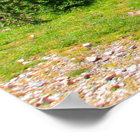 Wellblechhalterung Poster (Ecke)