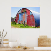 Wellblechhalterung Poster (Küche)